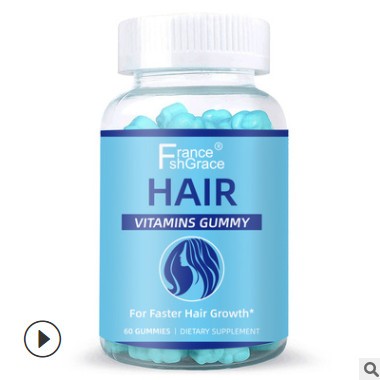 法国品牌 Hair Gummies 软糖维生素糖 60粒 头发糖图3