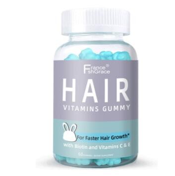跨境电商供应 Hair Gummies 软糖维生素糖 60粒图3