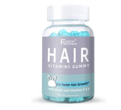 跨境电商供应 Hair Gummies 软糖维生素糖 60粒
