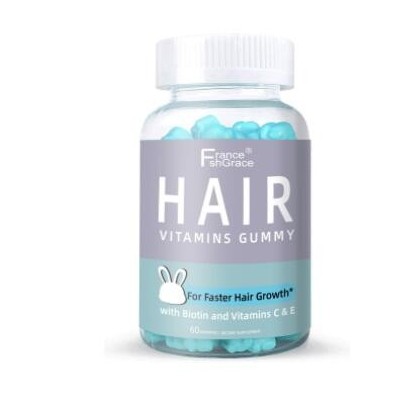 跨境电商供应 Hair Gummies 软糖维生素糖 60粒