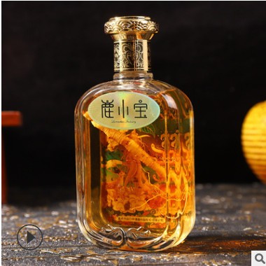 鹿小宝人参酒125ml*6瓶/箱礼盒装42度男性滋补白酒礼品酒送礼商务