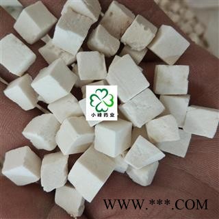 茯苓 实货拍摄1.0筛子 中心丁 四方块 纯白丁 纯干 小峰药业 重在品质 产地 安徽省图2