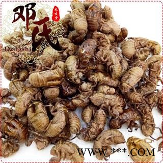 蝉蜕选货1公斤起批虫退散装批发产地四川省德阳市罗江县 邓氏中药行图3