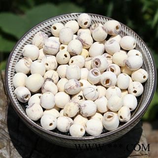 【去芯】白莲子 秦岭优质莲子 手工剥取分拣日晒500g图3