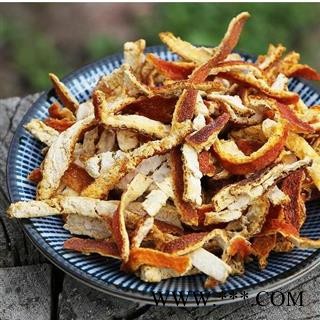 优质秦岭柑橘陈皮丝 老乡手剥切丝 日晒无硫1000g图2