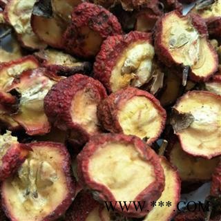 山楂 山楂 山楂带籽好片 新货 手工切片选  颜色好新鲜 炕干  产地 山东省临沂市图2